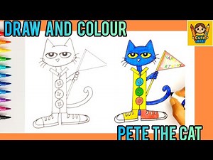 How To Draw Pete The Cat 🐾 | EASY Step-by-Step Art Tutorial for Kids