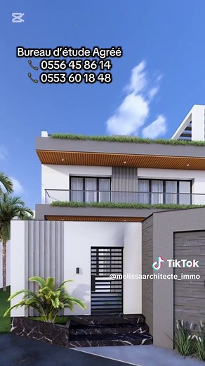 Conception d'une villa moderne en Algérie