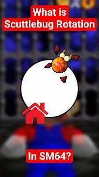 What's Scuttlebug Rotation in Super Mario 64? #sm64 #gaming #speedrunning #日本語