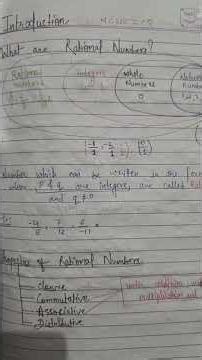 Rational Numbers Class 8th||Rational numbers||#rationalnumbers