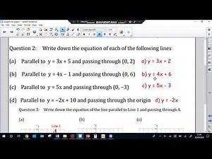 Parallel lines solutions