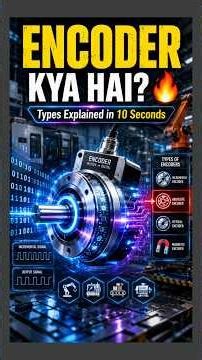 Encoder Kya Hota Hai? | Types of Encoders Explained in hindi l #shorts #electrical #juniorengineerhk