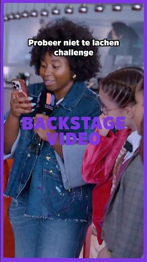 Bobbie en Zarah nemen de backstage challenge iets té serieus! 🙊💥