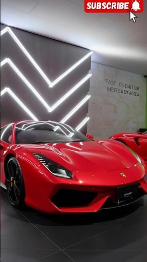 Luxury Red supercar #automobile