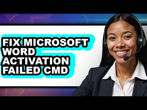 How to Fix Microsoft Word Activation Failed Cmd (only Way)