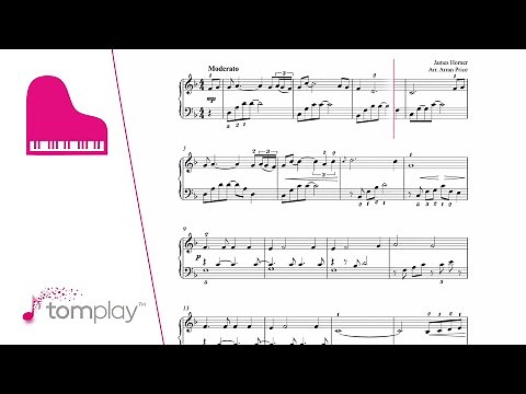 James Horner: Titanic - Main Theme (Intermediate Level) - Piano Sheet Music