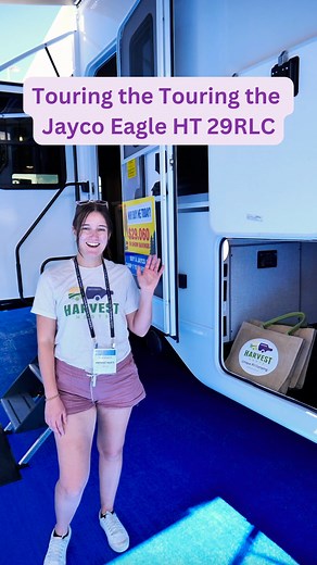 4.7K views · 21 reactions | The Jayco Eagle HT 29RLC pairs functionality with comfort, showcasing practical features designed for real people. As we walk through, notice the intelligent use of space — every inch is crafted to enhance your living experience, from the kitchen with modern appliances to the cozy sleeping quarters. | Harvest Hosts | Facebook