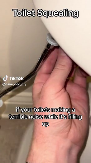 Toilet whistling? This must be the trick to fix it. #diy #toilet #repair #plumbing #plumber #handyman