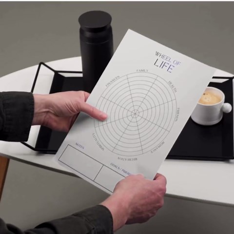 Wheel of Life Printable | Goal Setting Planner   Vision Board (A4 PDF) - Etsy Australia