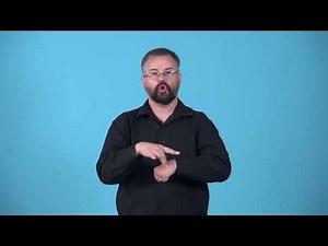 Watch how to sign 'earthborn' in American Sign Language.