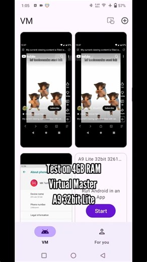 Virtual Machine | VM for non Rooted Device | 4GB RAM Test