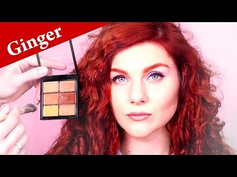 Eye Makeup Tutorial for GINGERS or REDHEADS with Freckles // Makeup for Red Hair and Blue Eyes