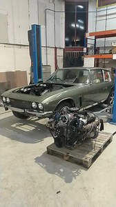Here's a clue as to what tomorrows YouTube episode is all about. Time for the Jensen Interceptor to give up smoking. 😁⚡👍 #jensen #jenseninterceptor #evswap #v8 | Electric Classic Cars