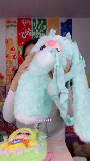 Baby Three-Lily Rabbit 4th Generation ，Stuffed Anima，Backpack or clothing decoration，Soft Furry Collectibles，Stuffed Animal，Bunny Plush Dolls