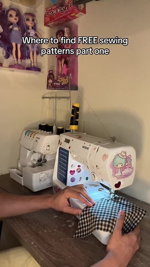Three BEST places to find free sewing patterns for sewing beginners #sewingpattern #freesewingpattern #sewingpatterns #sewingforyoupage #sewtok