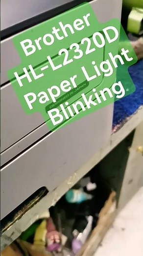 Brother HL-L2320D Paper Light Blinking #printerrepair #brotherprinter #replacedrum #replacetoner