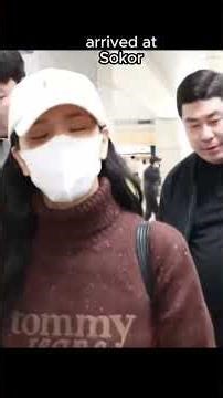 JISOO FROM ABU DHABI ARRIVED SOKOR! #blackpink #deadlineworldtour #shorts #jisoo #seoul