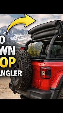 How to put down the soft top on a Jeep Wrangler
