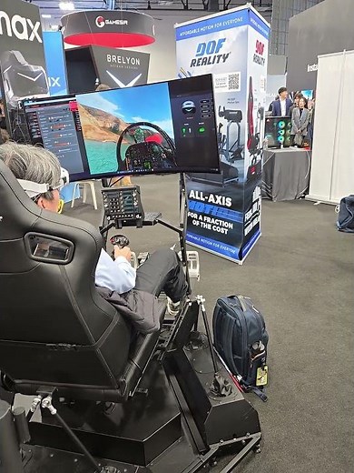 6-Axis Motion Flight Simulator | HERO H6 by DOF Reality CES 2026