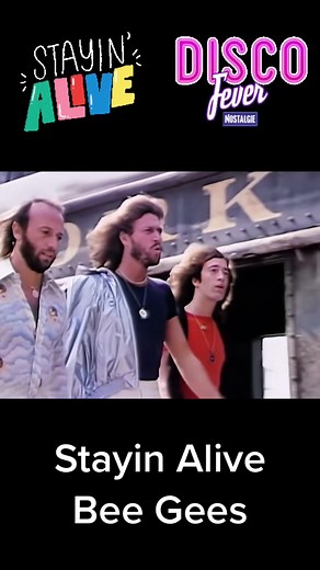 Stayin Alive by Bee Gees - Classic 80s Hit Song
