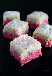 Easy Layered Coconut Burfi Recipe | Video - Nish Kitchen