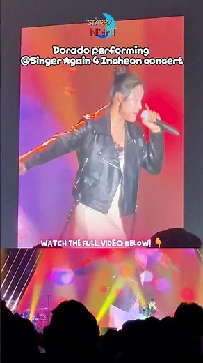Dorado’s Insane Vocals at Singer Gain 4 Incheon Concert! 🔥 #Dorado #SingerGain4 #