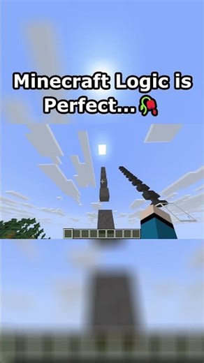 Minecraft logic is perfect 🥀