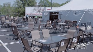 1.8K views · 22 reactions | We're setting up for our Tent Sale event, opening tomorrow at all HOM Furniture locations. Hope to see you there! | HOM Furniture | Facebook