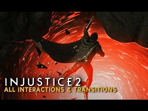 Injustice 2 - All Maps Interactions/Throwables/Transitions