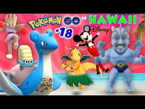 POKEMON GO in HAWAII @ DISNEY! COMPLETING POKEDEX w/ Mickey Mouse! A Magical Place (FGTEEV Part 18)
