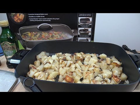 Presto Foldaway Electric Skillet Cooking