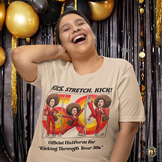 Sally O'malley 50th Birthday T-shirt, SNL Retro 70s Kicking Tee - Etsy