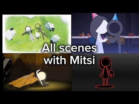 All scenes with Mitsi from 11-12 episodes Animator vs Animation