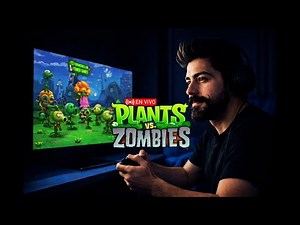 ASMR🌻| BARBA JUEGA PLANTAS VS ZOMBIES 🧟‍♂️😱 | Entra y Relajate!🕹️| Eating Sounds😴