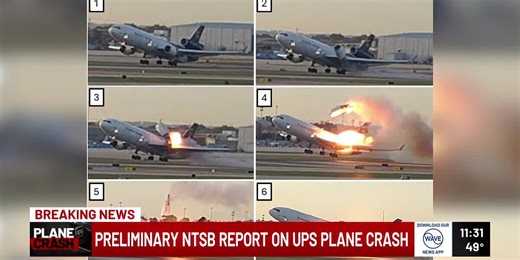 NTSB releases preliminary report into UPS crash