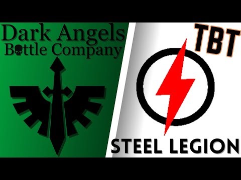 Dark Angels Vs. Steel Legion - Throwback - DoW: Unification Mod