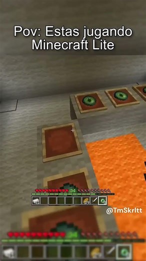 Mobile Minecraft: #minecraft #humor #memes #minecraftshorts #friends #foryou #lite #fyp #fps