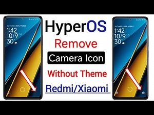 How to remove camera icon in lock screen redmi/poco mobile | lockscreen se camera kaise hataye