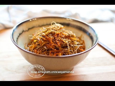 [Eng Sub]日式炒牛蒡 Stir-fried Burdock Recipe