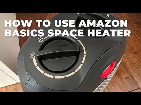 How to Use/Set Temperature on Amazon Basics Space Heater
