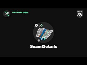 Seam Details Tool Tutorial - Cloth Sewing Toolbox for Blender