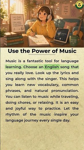 Learn English with Music 🎵 | Improve Speaking & Pronunciation #learnenglish #dailyenglish
