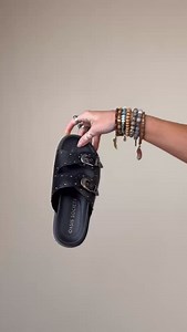 When all else fails.. get both colors 🤭 🔎 Effie Buckle Sandal #wear3bn #boho #sandals | Three Bird Nest
