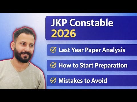 JKP Constable Last Year Paper Analysis | Preparation Strategy for JKP Constable 2026 | JKP Classes