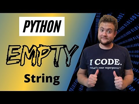 How To Declare Empty String In Python