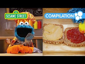 Sesame Street: Yummy Lunch Recipes for Kids | Cookie Monsters Foodie Truck Compilation - Videos For Kids