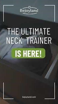 Neck Exercises - Effective & Easy | 3-in-1 Neck Workout at Home | Bejoyland Neck Trainer