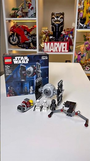 LEGO Star Wars Tie Fighter with Imperial Hanger Rack Review! lego #rlfm #reviews #40771