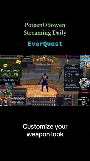 EverQuest, How to customize your weapon look #EverQuest #EQ #MMORPG #gaming #contentcreator