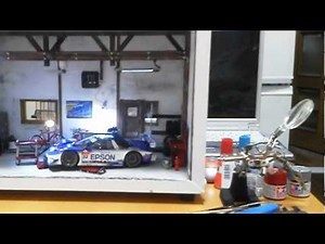 １/２４ ガレージ・ジオラマ